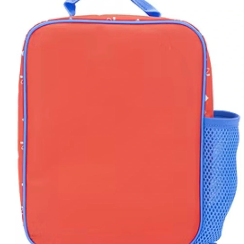 Superman insulated lunch bag with Blue and Red Design - Picture 3 of 4